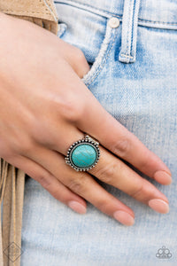 Paparazzi Mesa Mecca -Turquoise Ring