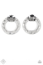 Load image into Gallery viewer, Smoldering Scintillation - Silver Hematite Earring Paparazzi
