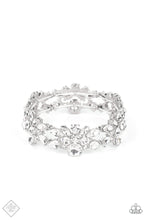 Load image into Gallery viewer, Paparazzi Beloved Bling - White Rhinestone Bracelet
