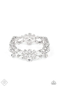 Paparazzi Beloved Bling - White Rhinestone Bracelet