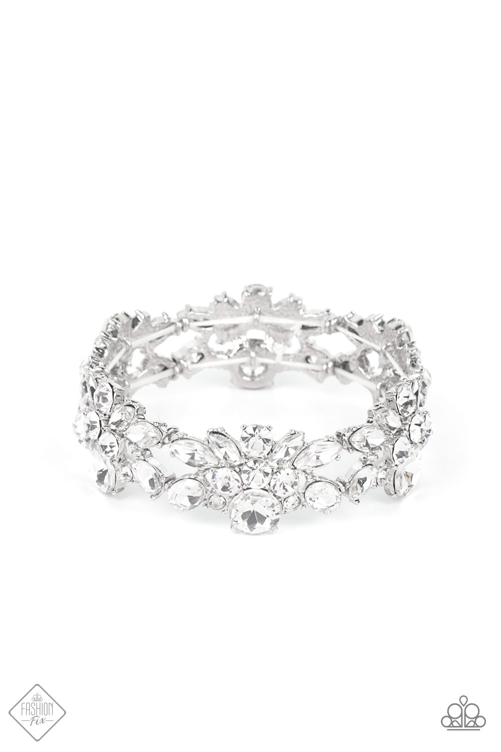 Paparazzi Beloved Bling - White Rhinestone Bracelet