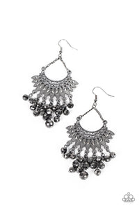 Paparazzi Chromatic Cascade - Black Earrings