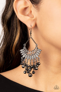 Paparazzi Chromatic Cascade - Black Earrings
