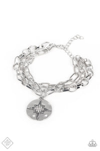 True North Twinkle - Silver Bracelet Paparazzi