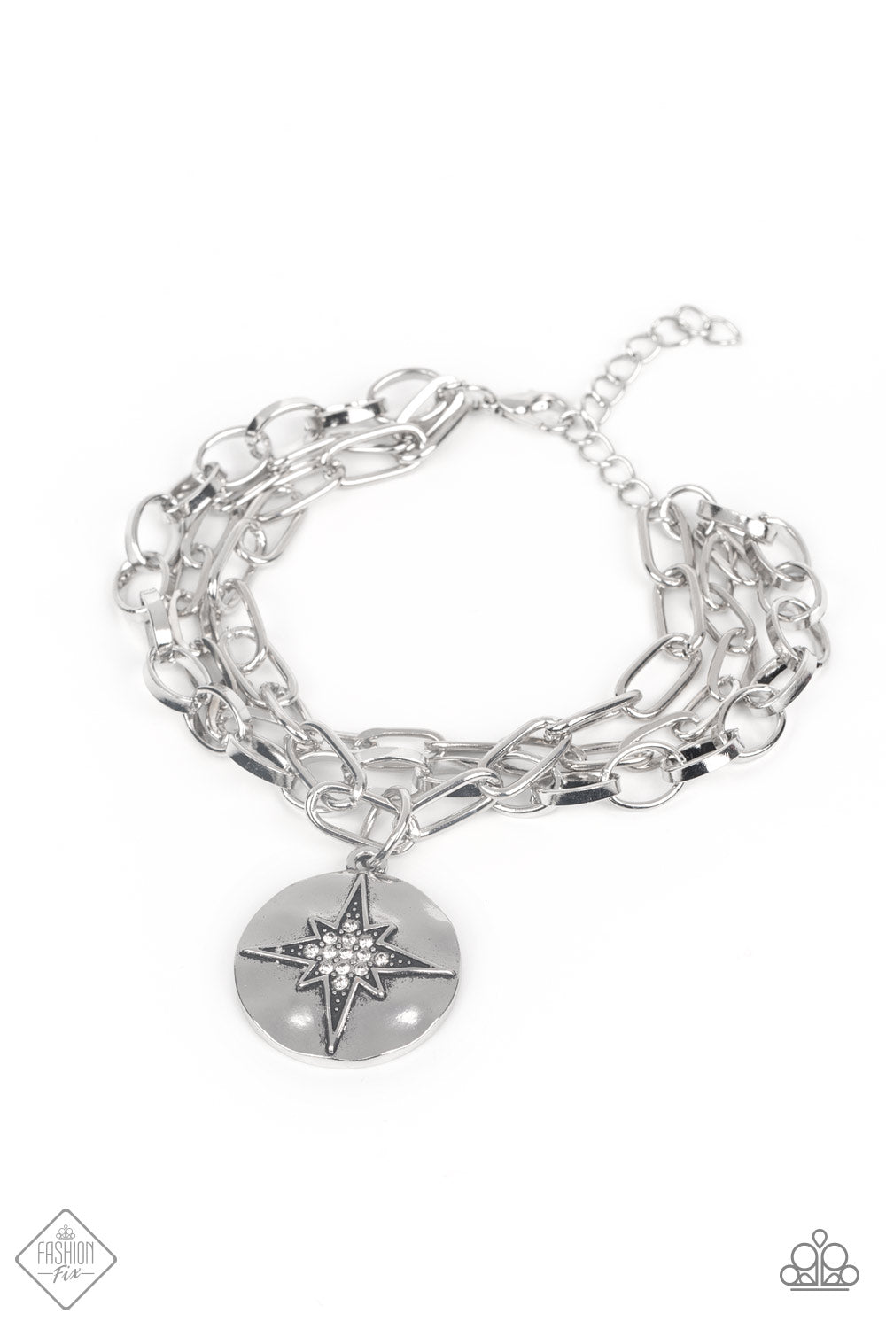 True North Twinkle - Silver Bracelet Paparazzi