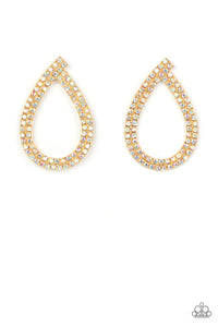 Paparazzi Diva Dust - Gold Earring