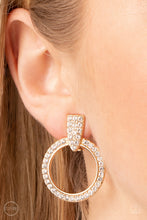 Load image into Gallery viewer, Paparazzi Sparkle at Your Service - Gold Earring
