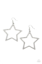 Load image into Gallery viewer, Paparazzi Supernova Sparkle - White Rhinestone Earring
