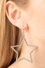 Load image into Gallery viewer, Paparazzi Supernova Sparkle - White Rhinestone Earring
