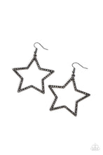 Load image into Gallery viewer, Paparazzi Supernova Sparkle - Black Earring
