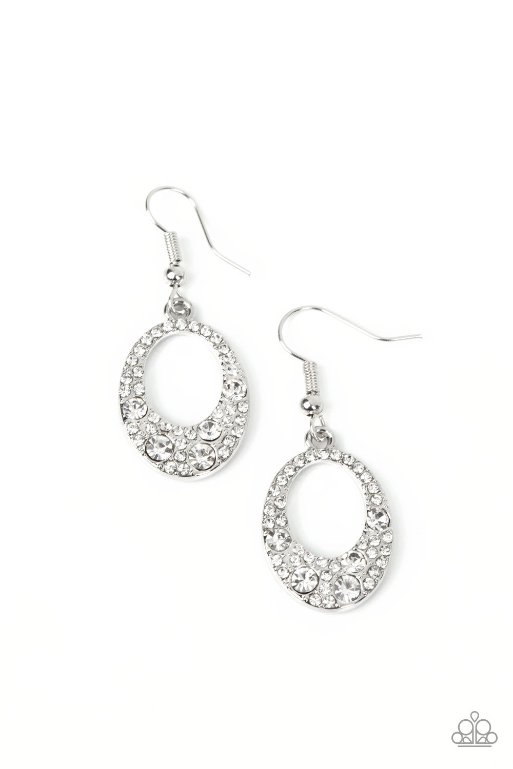 Paparazzi Showroom Sizzle - Rhinestone Earring