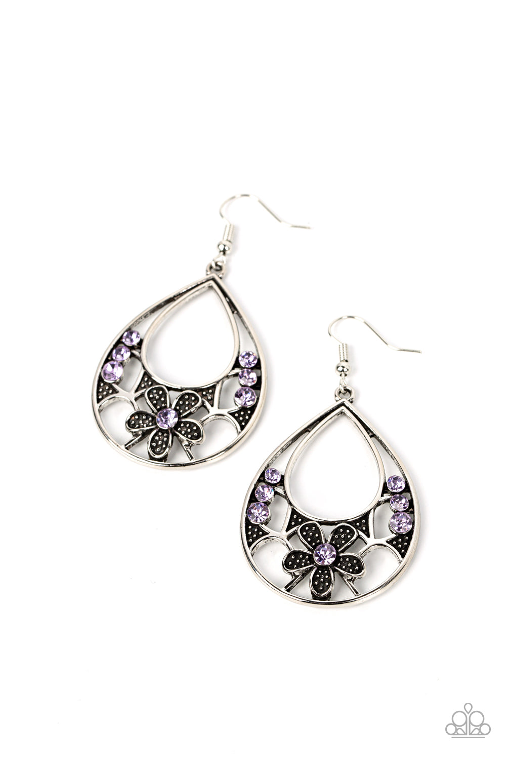 Paparazzi Meadow Marvel - Purple Earring