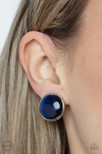 Paparazzi Cool Pools - Blue Clip On Earring