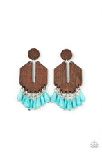 Load image into Gallery viewer, Paparazzi Western Retreat - Turquoise Earring
