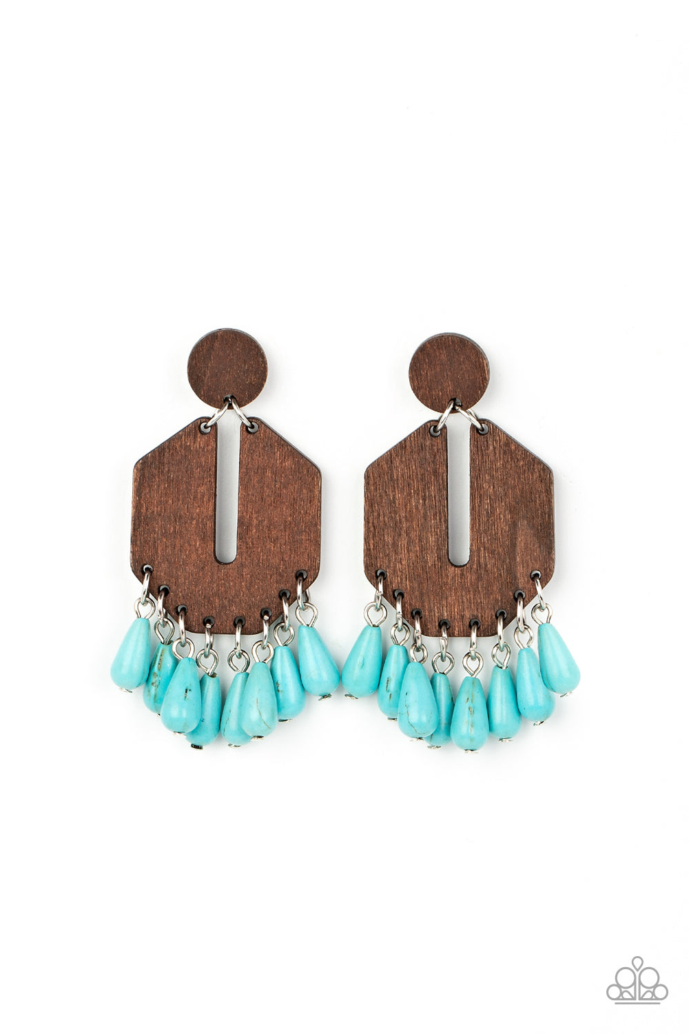 Paparazzi Western Retreat - Turquoise Earring