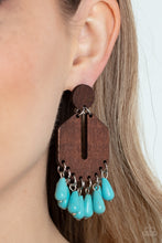 Load image into Gallery viewer, Paparazzi Western Retreat - Turquoise Earring
