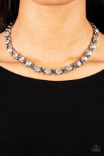 Load image into Gallery viewer, Paparazzi Major Moxie - White Rhinestone Necklace
