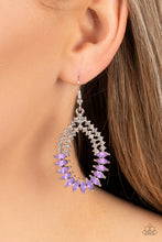 Load image into Gallery viewer, Paparazzi Lucid Luster - Purple Earring
