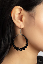 Load image into Gallery viewer, Paparazzi Astral Aesthetic - Black Earring
