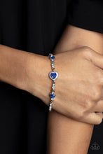 Load image into Gallery viewer, Paparazzi Amor Actually - Blue Bracelet
