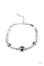 Load image into Gallery viewer, Paparazzi Amor Actually - Blue Bracelet
