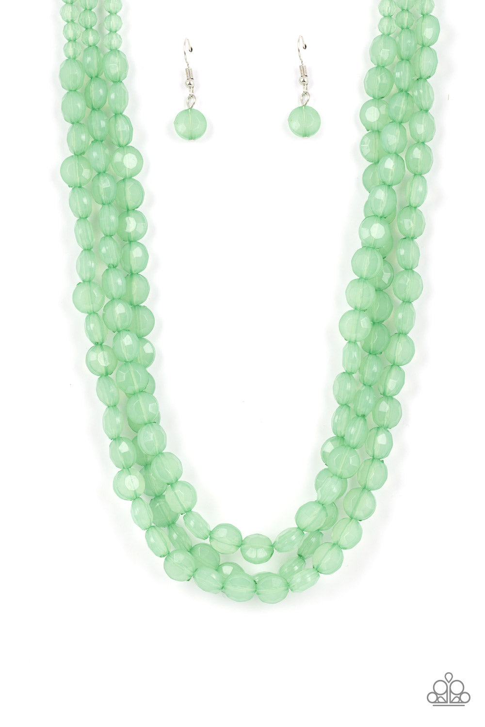 Paparazzi Boundless Bliss - Green Necklace