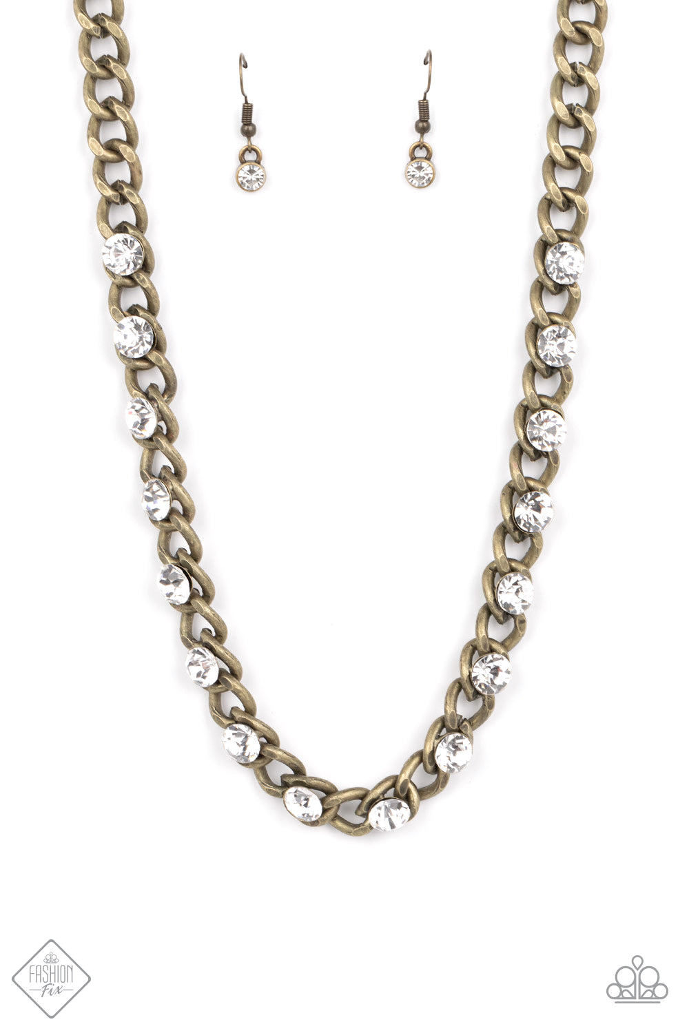 Paparazzi Major Moxie - Brass Neklace