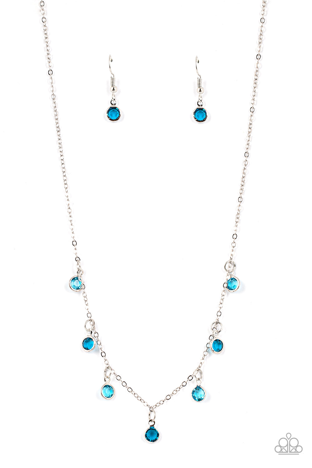 Paparazzi Carefree Charmer - Blue Necklace