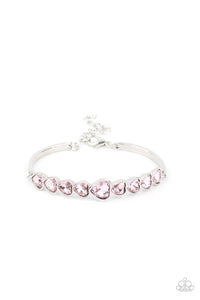 Paparazzi Lusty Luster - Pink Bracelet