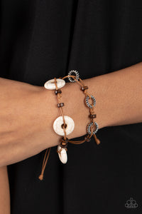 Paparazzi Quarry Quandary - White Stone Bracelet