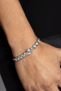 Paparazzi Lusty Luster - Rhinestone Bracelet