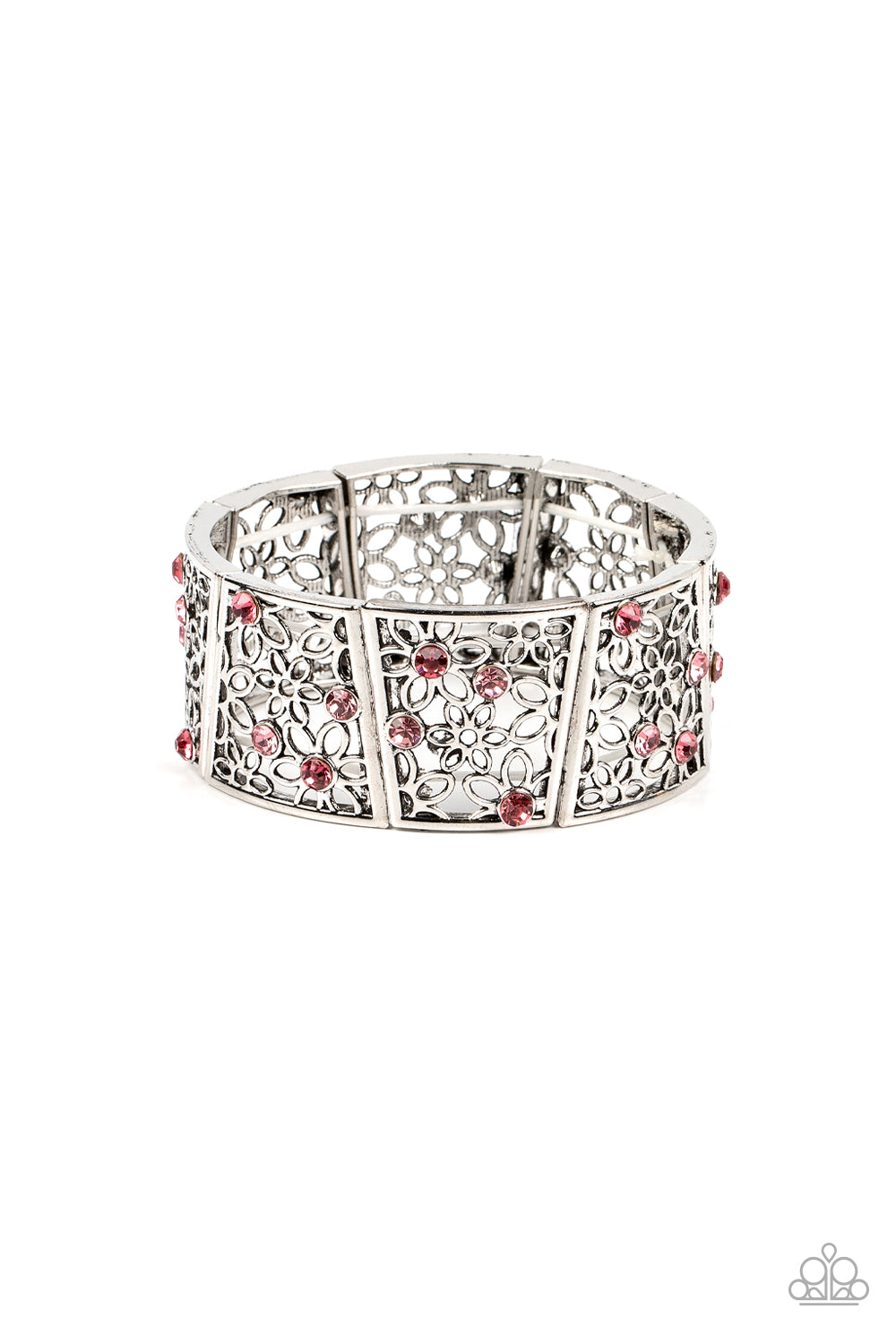 Paparazzi Spring Greetings - Pink Bracelet