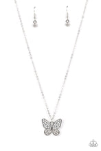 Load image into Gallery viewer, Paparazzi Flutter Forte - White Necklace
