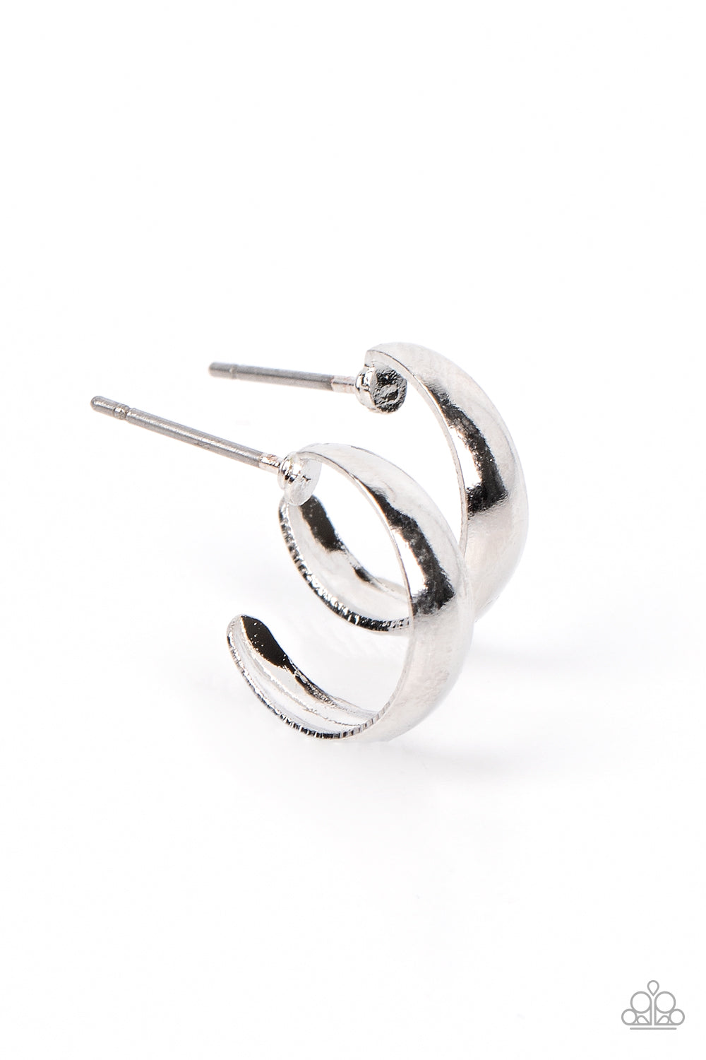 Paparazzi Mini Magic - Silver Hoop Earring