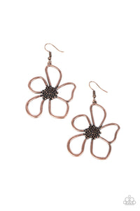 Paparazzi Wildflower Walkway - Copper Earring