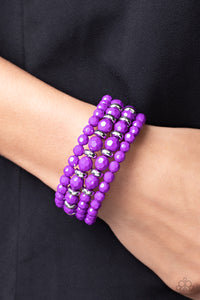 Paparazzi Its a Vibe - Purple Bracelet