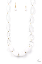 Load image into Gallery viewer, Paparazzi Private Paradise - White Necklace
