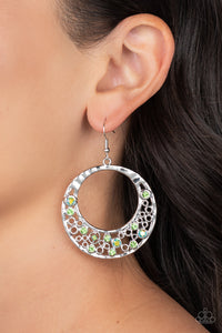 Paparazzi Enchanted Effervescence - Green Earring