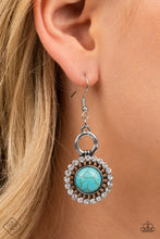 Load image into Gallery viewer, Paparazzi Mojave Mogul - Turquoise Earring
