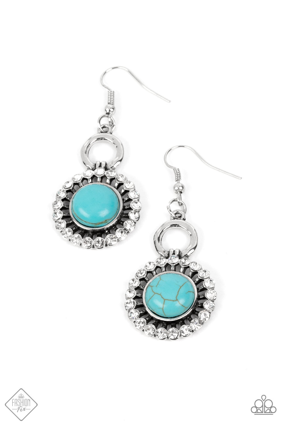 Paparazzi Mojave Mogul - Turquoise Earring