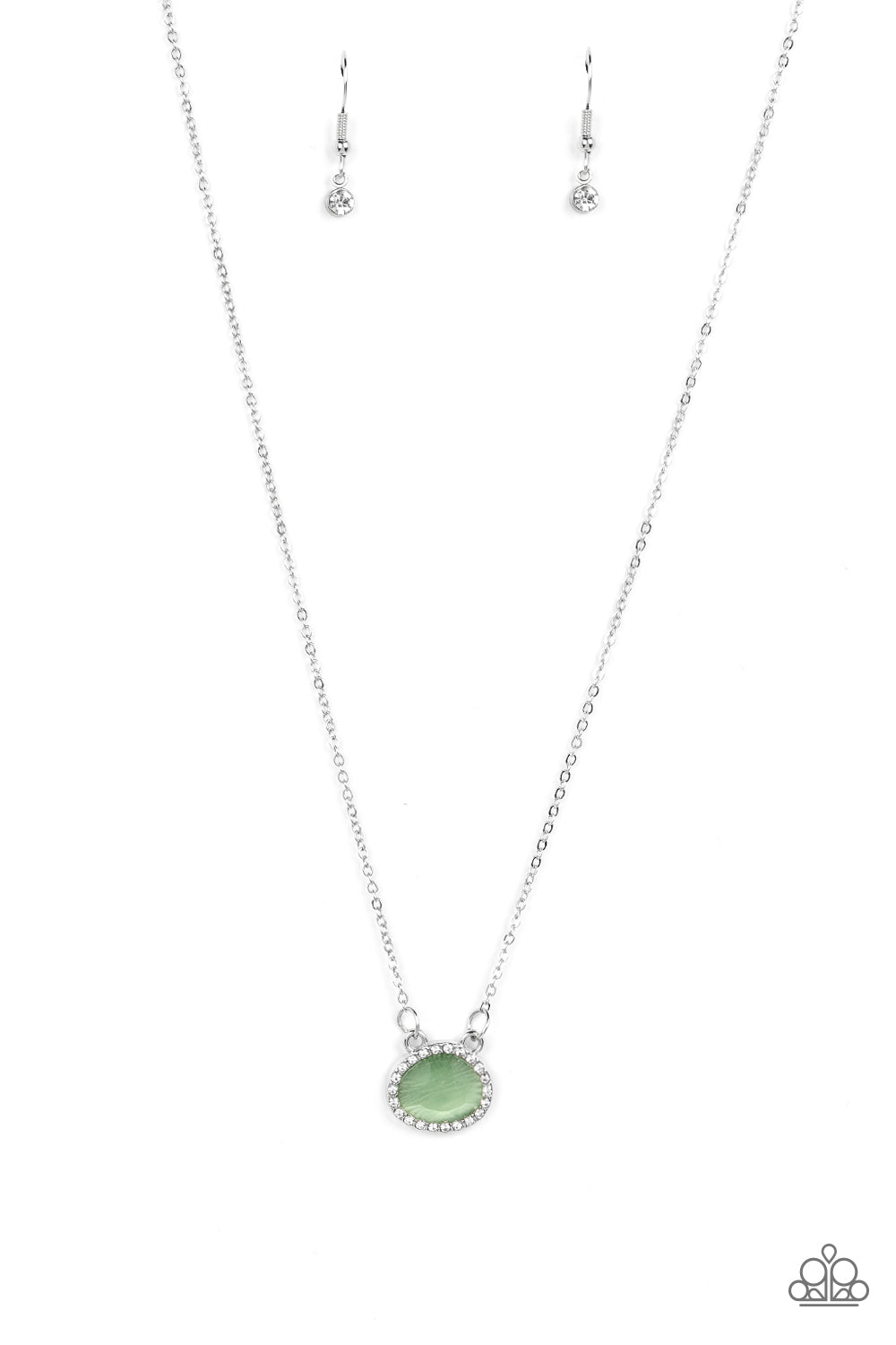 Paparazzi Treasure Me Always - Green Necklace