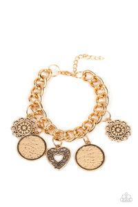 Paparazzi Complete CHARM-ony - Gold Bracelet