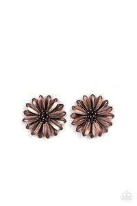 Paparazzi Daisy Dilemma - Copper Earring