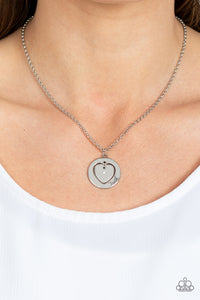 Paparazzi Heart Full of Faith - Silver Necklace