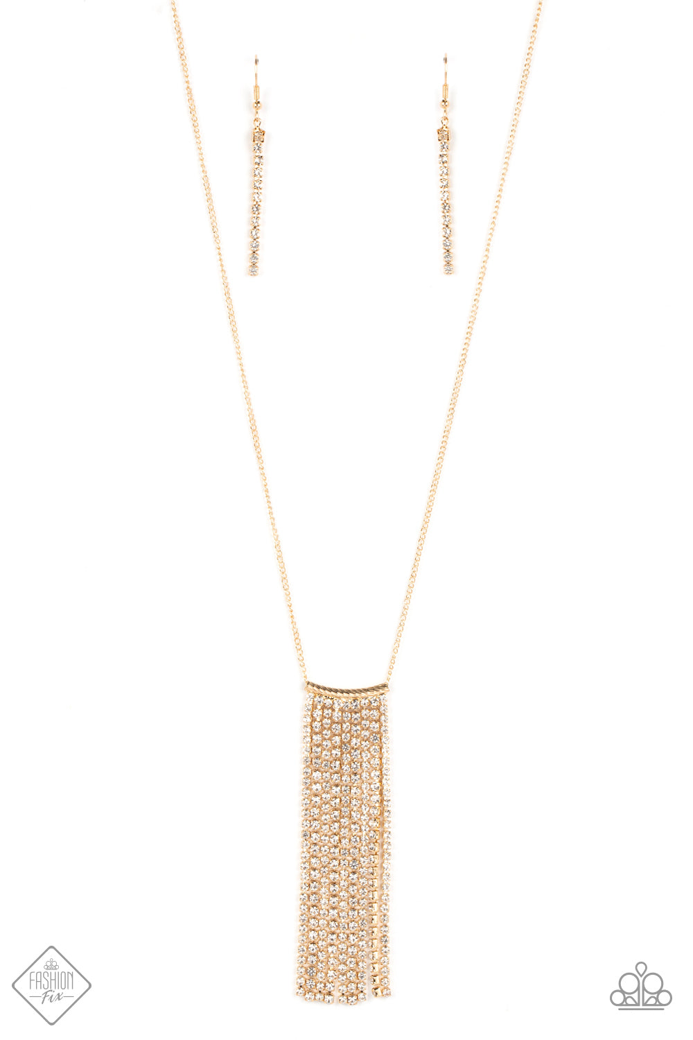 Paparazzi Stellar Crescendo - Gold Necklace