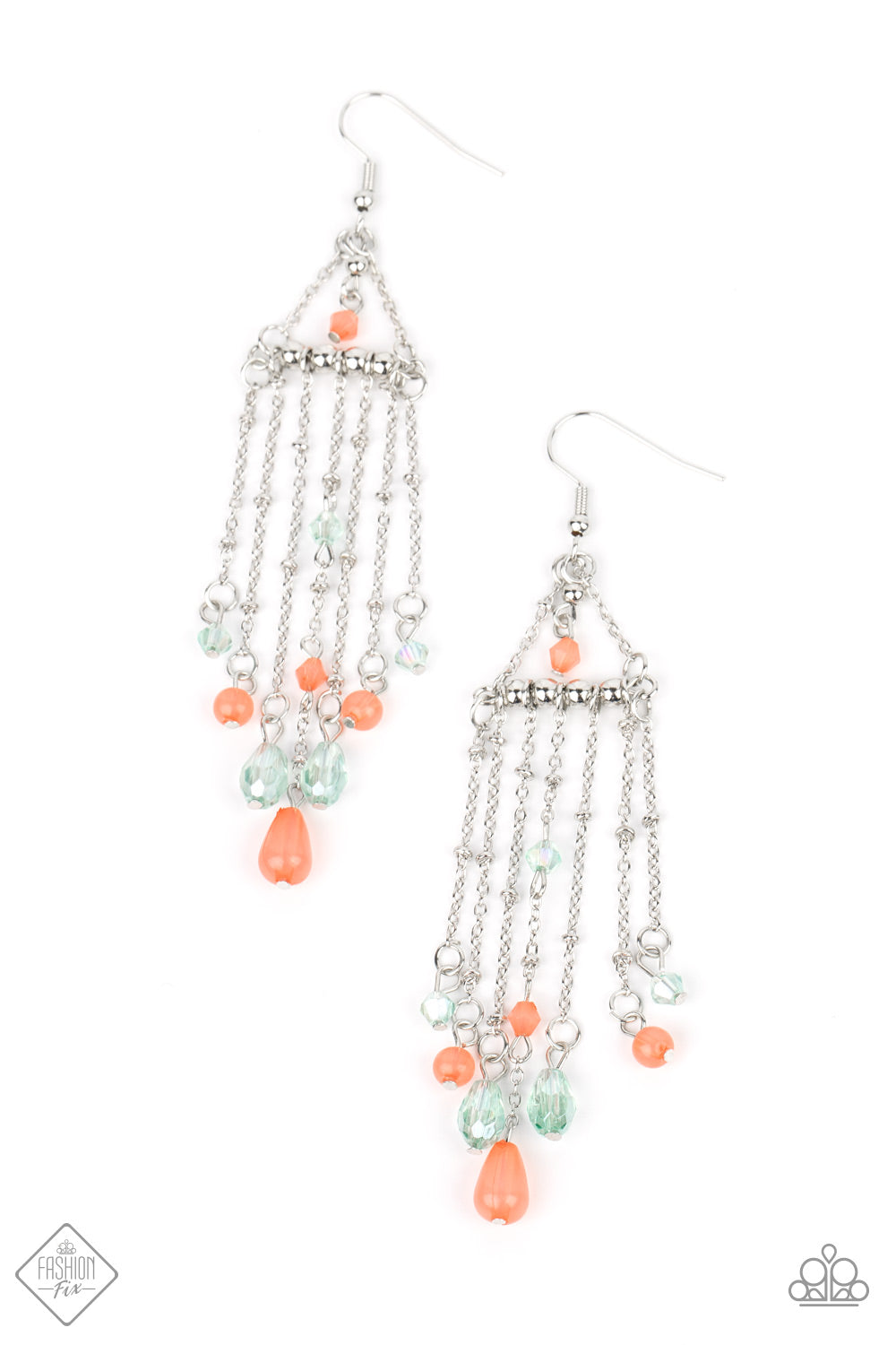 Paparazzi Marina Breeze - Orange Earring