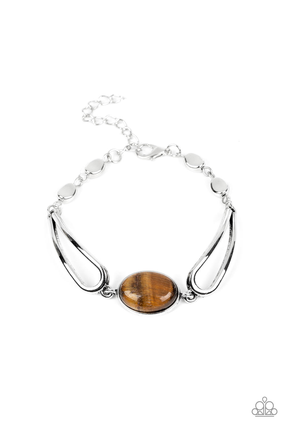 Paparazzi A Quarter Past ZEN - Brown Moonstone Bracelet