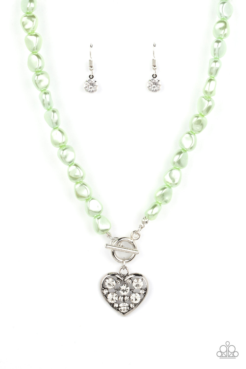 Paparazzi Color Me Smitten - Green Necklace