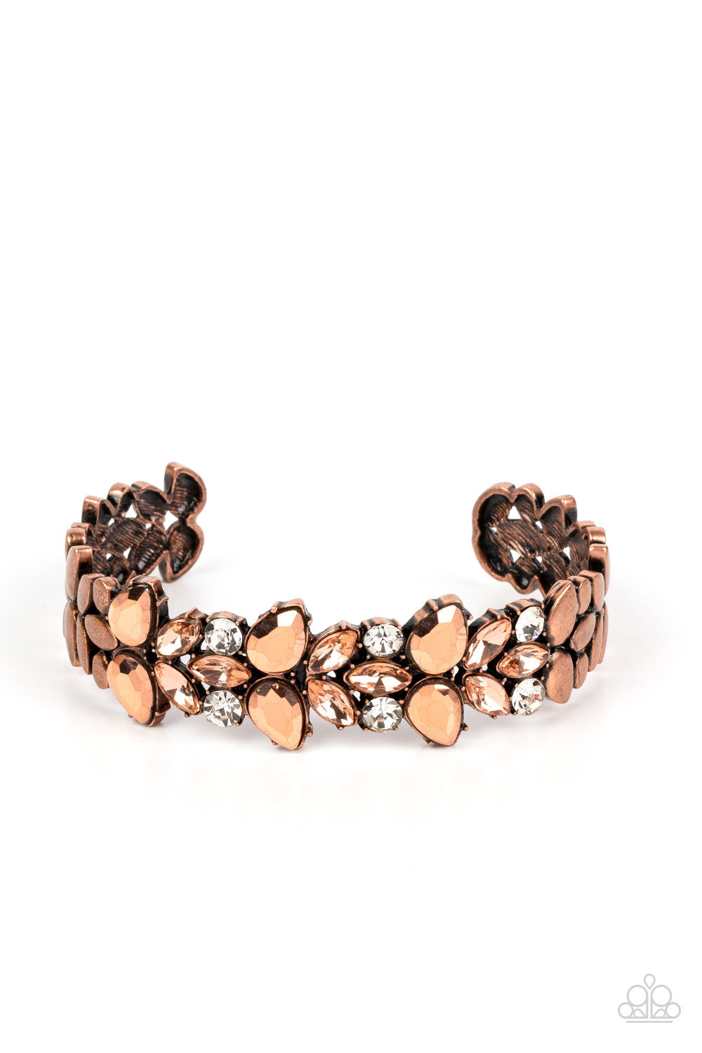 Paparazzi Glacial Gleam - Copper Bracelet