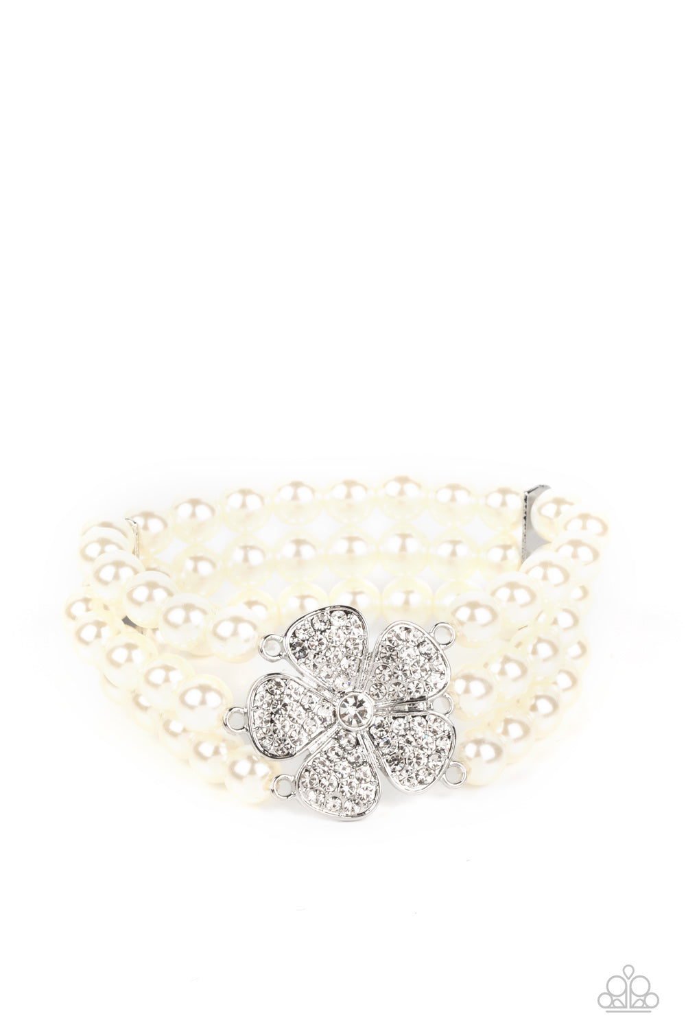 Paparazzi Park Avenue Orchard - White Pearl Bracelet